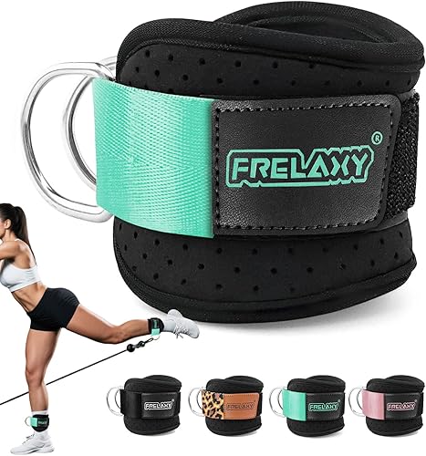 Miniatura 11 de Frelaxy Correas para Tobillo para Máquina de Cable – Correas para Piernas Cómodas y Duraderas para Patadas Traseras, Entrenamientos de Glúteos y