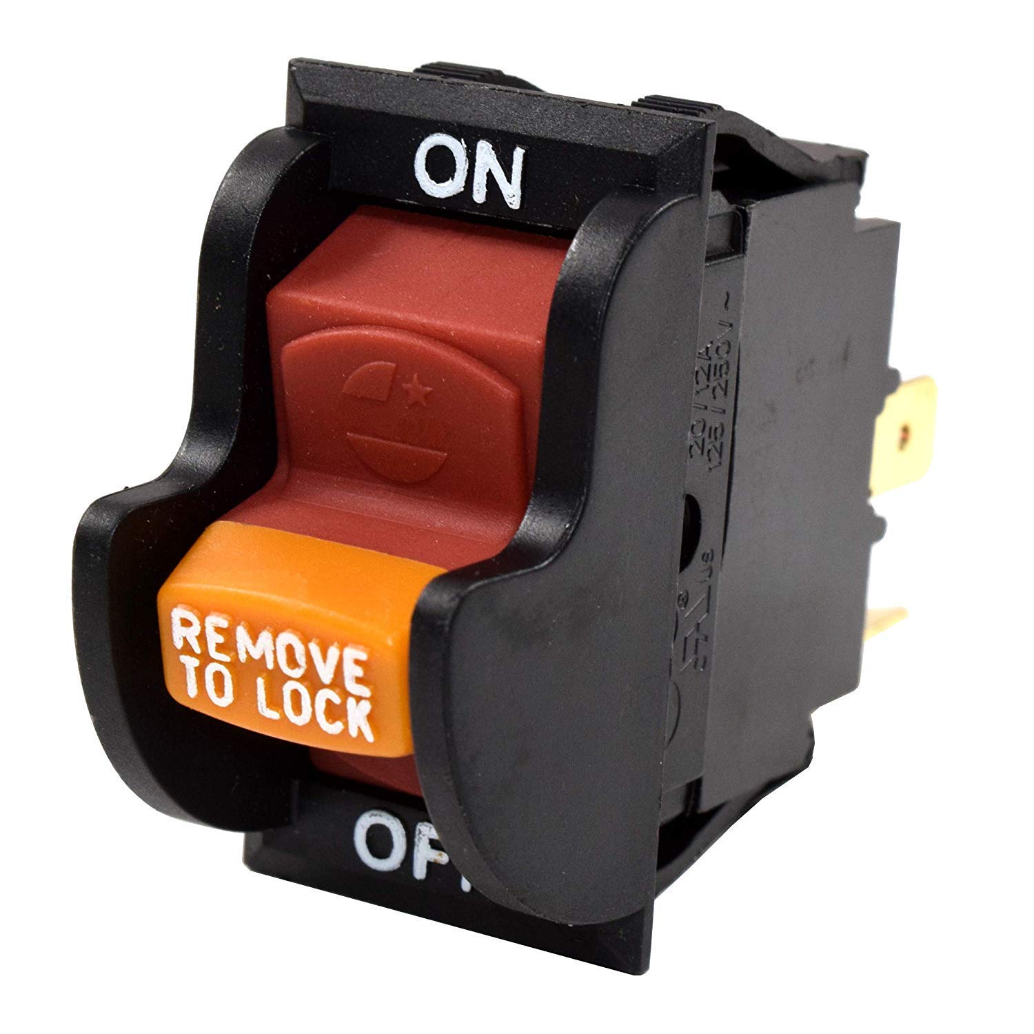 HQRP On-Off Toggle Switch for Ryobi 089015001705, 452020007, 080015001640, 89015001705, 089015001705, BTS10, BTS10S, BTS12S Power Tools, Planer, Band Saw, Grinder