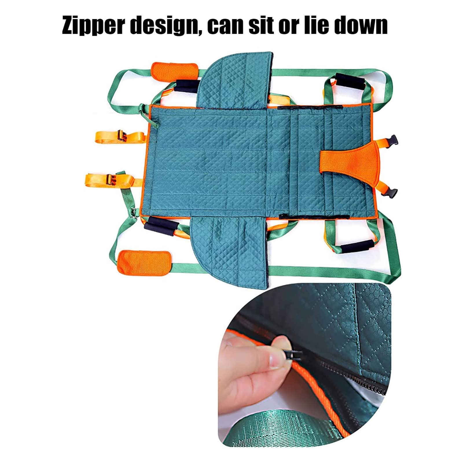 Cinturón de transferencia para silla de ruedas, arnés de elevación de pacientes de usos múltiples, cinturón de transferencia para elevación de pacientes mayores, almohadilla de asistencia para la