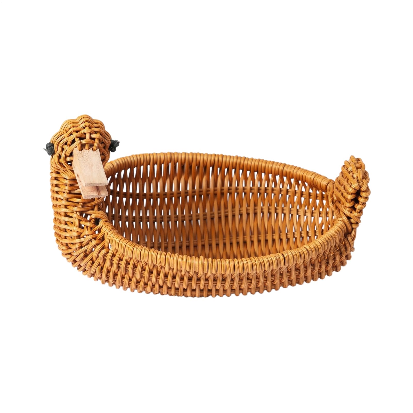 Panier de rangement tressé en forme de conteneur original pour les fruits et les collations