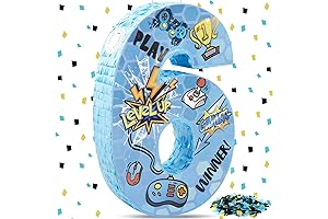 Number 6 Among Us Pinata