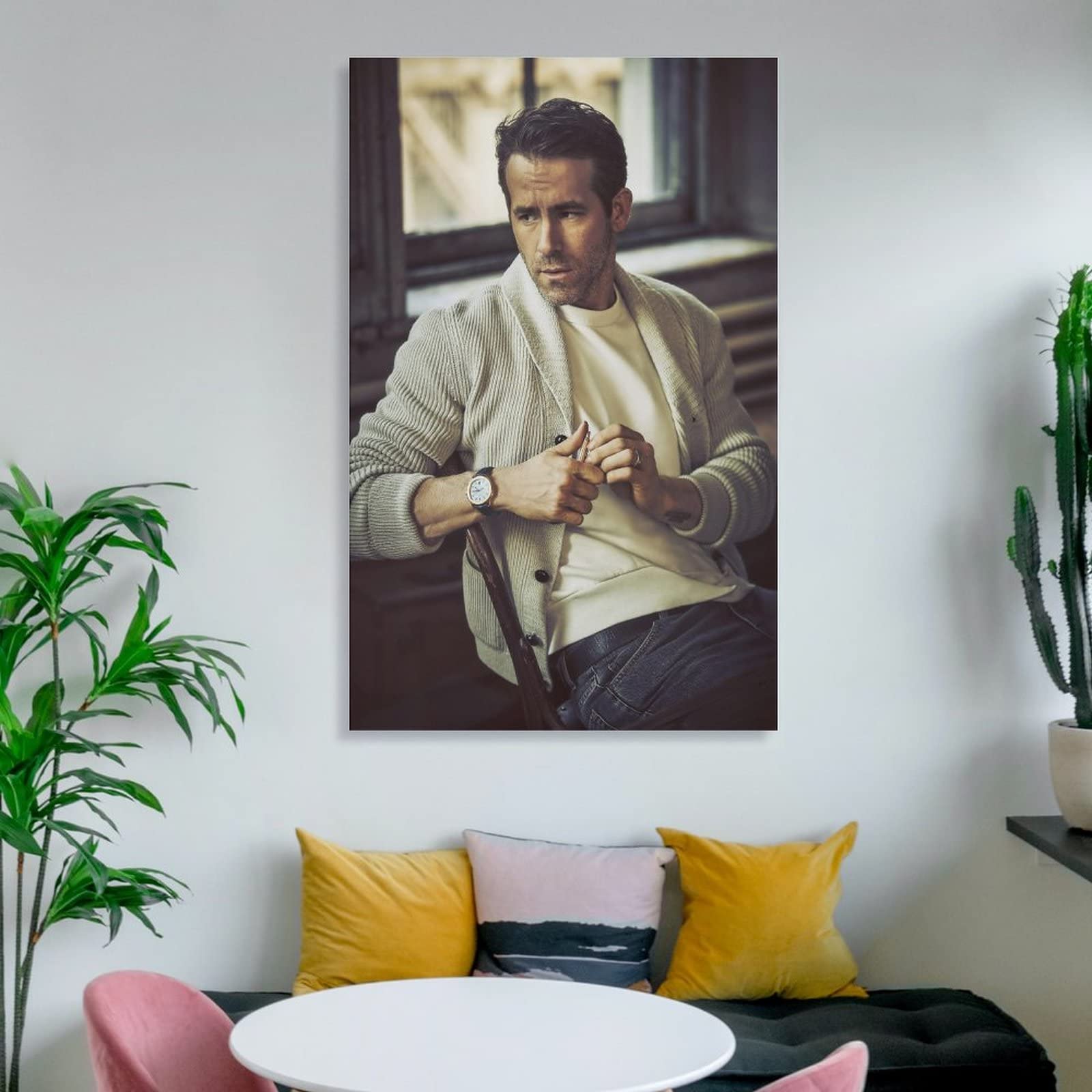Poster Ryan Reynolds (1) Sur Toile - Décoration Murale Pour Salon, Chambre à Coucher - Style Sans Cadre - 30 X 45 Cm
