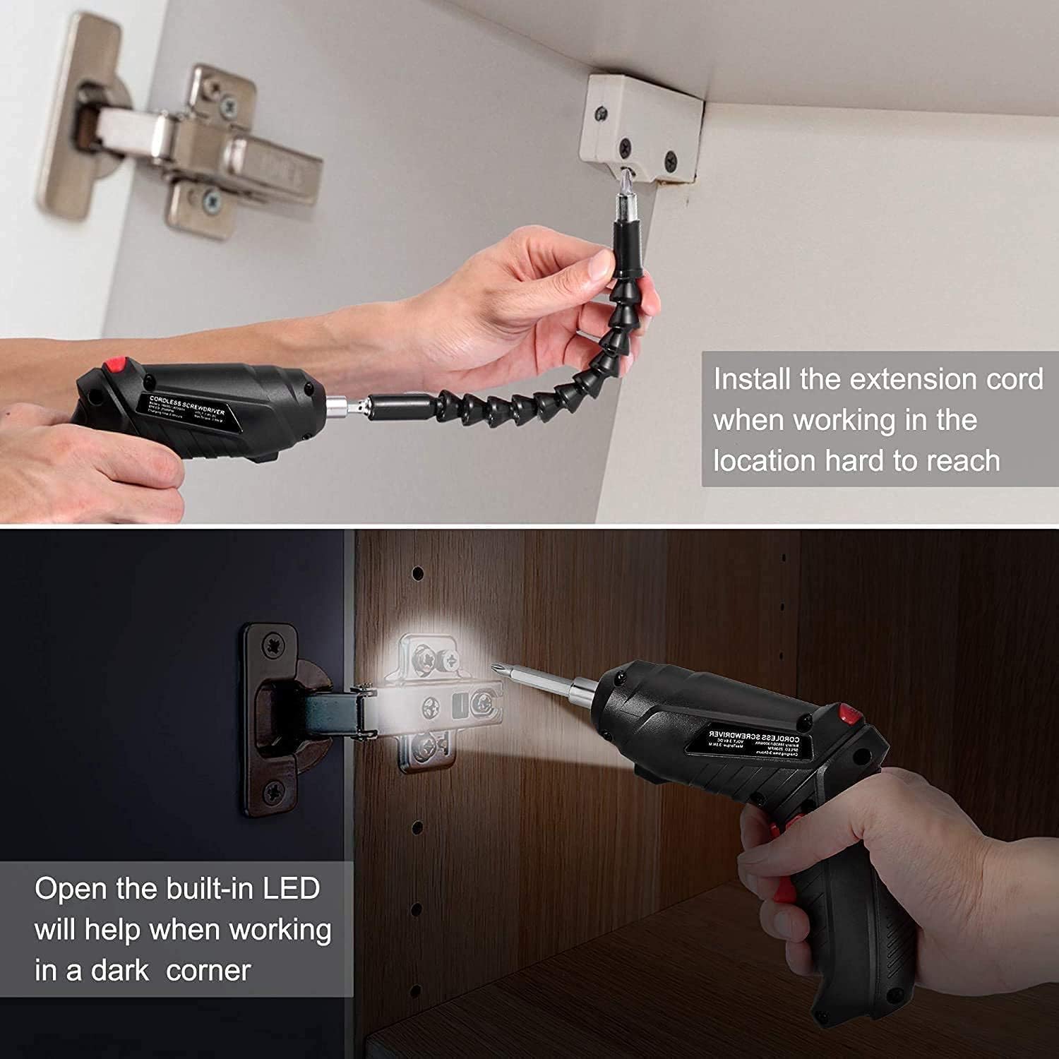 DORLANK 47 in 1 Electric screw driver kit| Cordless Screwdriver Bits Set |Electric Portable Driver Machine| Drill screwdriver for Home Improvement| screw driver (Drill Driver) - Image 9 thumbnail