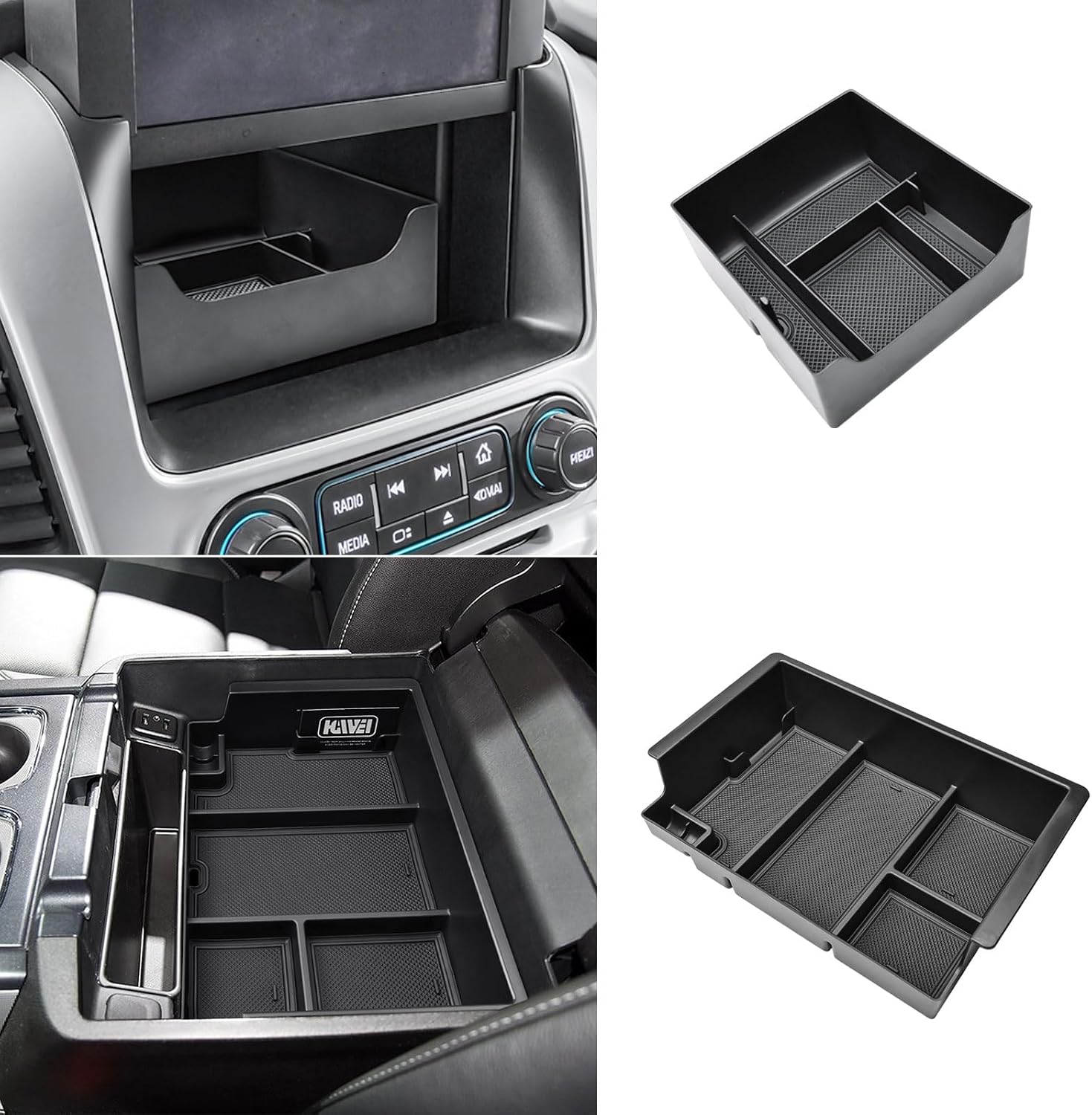 Console Organizer Set for 2015-2020 GMC Yukon & Chevrolet Tahoe Suburban