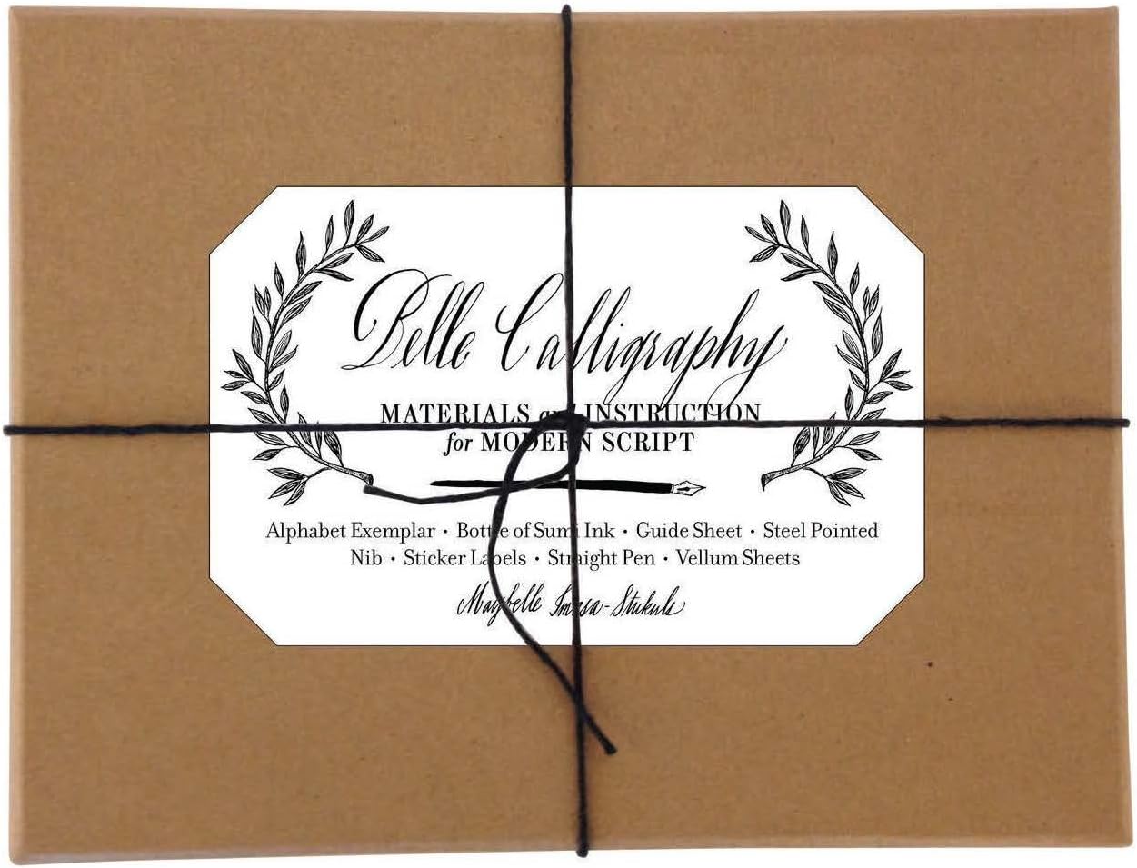 Belle Calligraphy Kit: Materials and Instruction for Modern Script Paperback – Sticker Book, 1 Sept. 2015