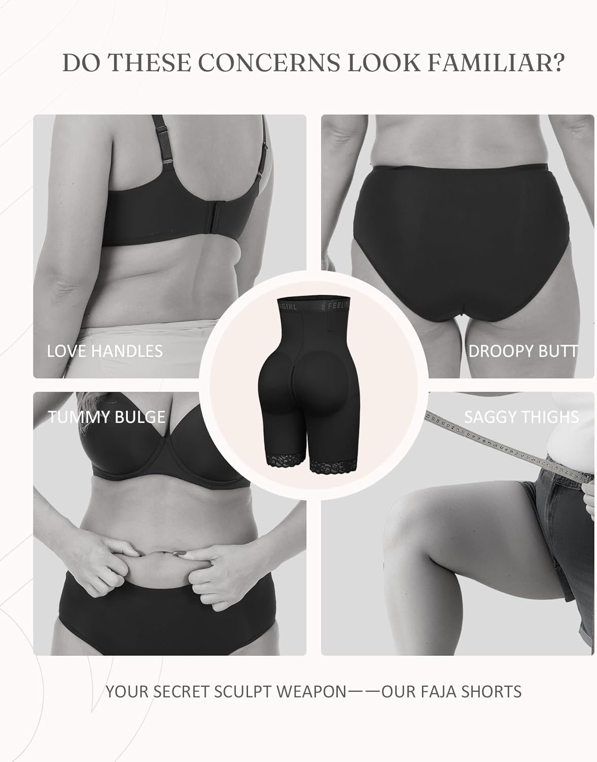 FeelinGirl Tummy Control Shapewear for Women Faja Shorts High Waisted Seamless Body Shaper with Zipper Crotch - Image 6