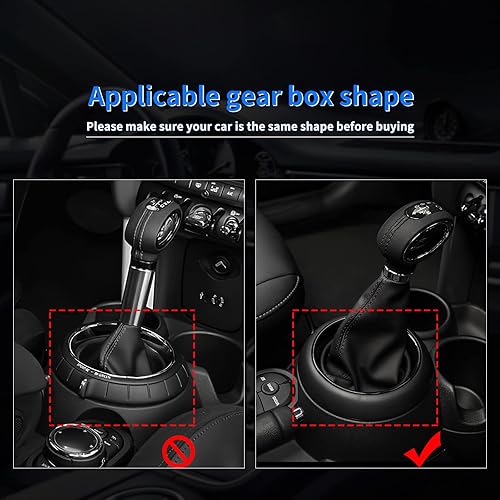 Miniatura 2 de AIRSPEED Adhesivo para panel de cambios de automóvil, cubierta de círculo, caja de cambios de fibra de carbono real, marco central, calcomanía