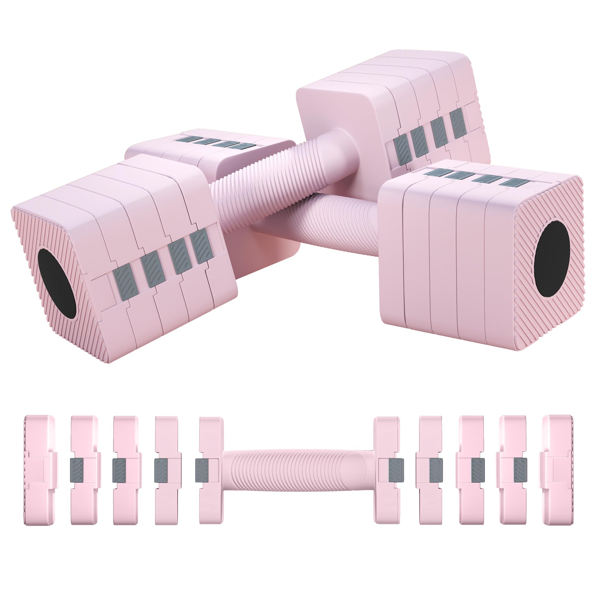 SPORTNOW Set di Manubri da 2x5 kg