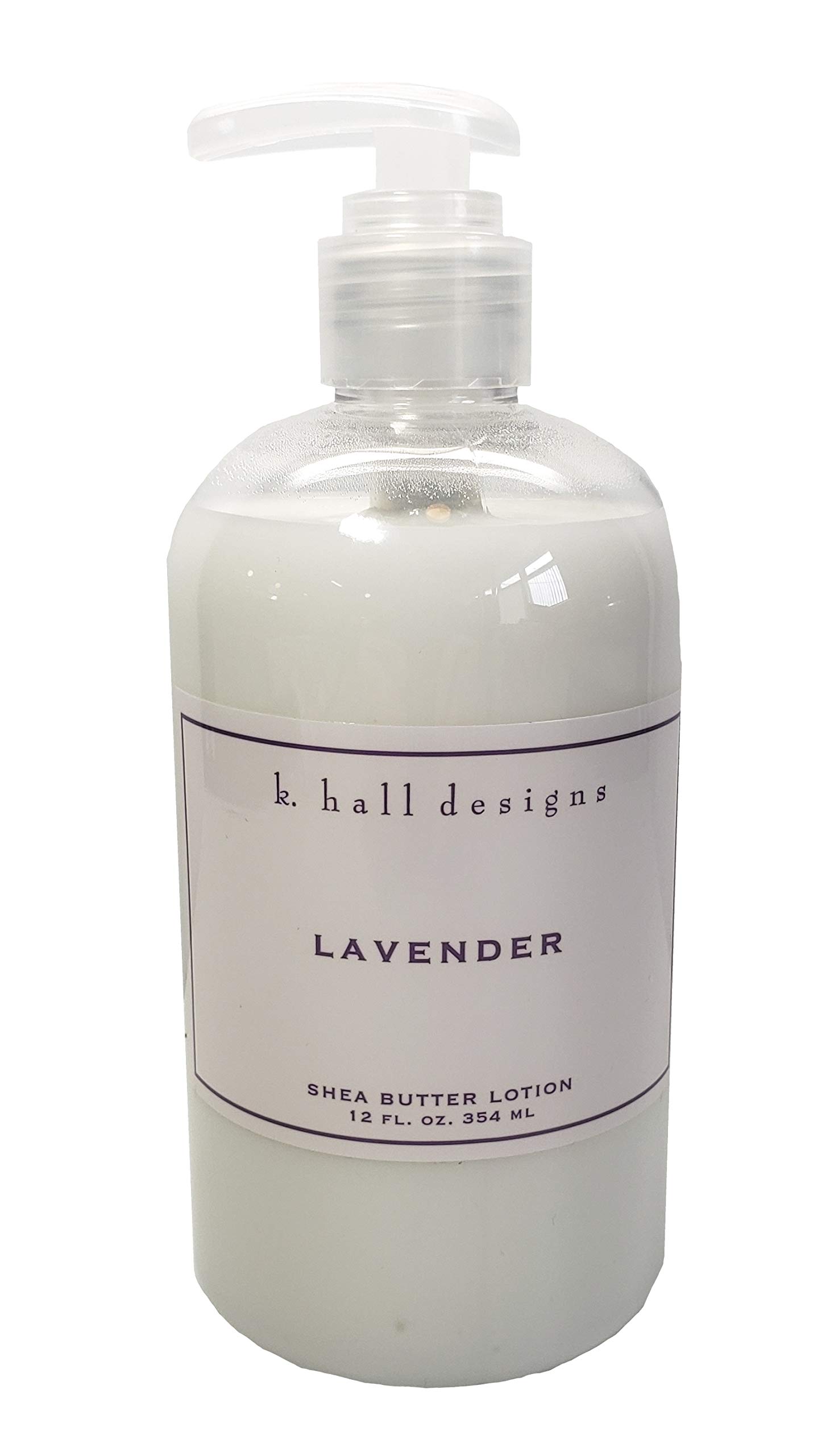 K. Hall Designs12oz Shea Butter Hand & Body Lotion Lavender