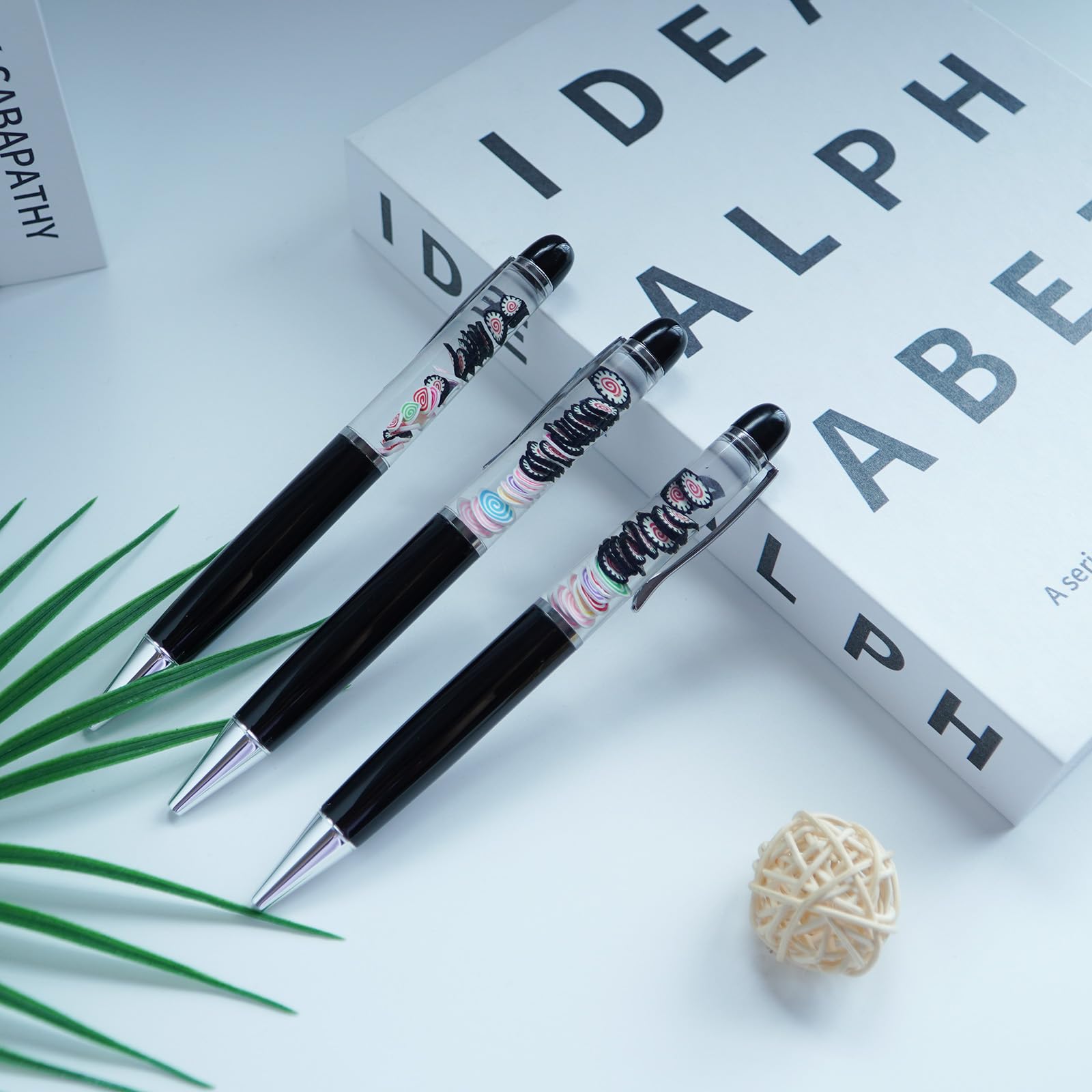 Sikyby Sushi Funny Pens Cute Floater Floating Liquid Writing Journaling Office Pen Unique Gift For Women Men Kids Girl Boy - Image 2