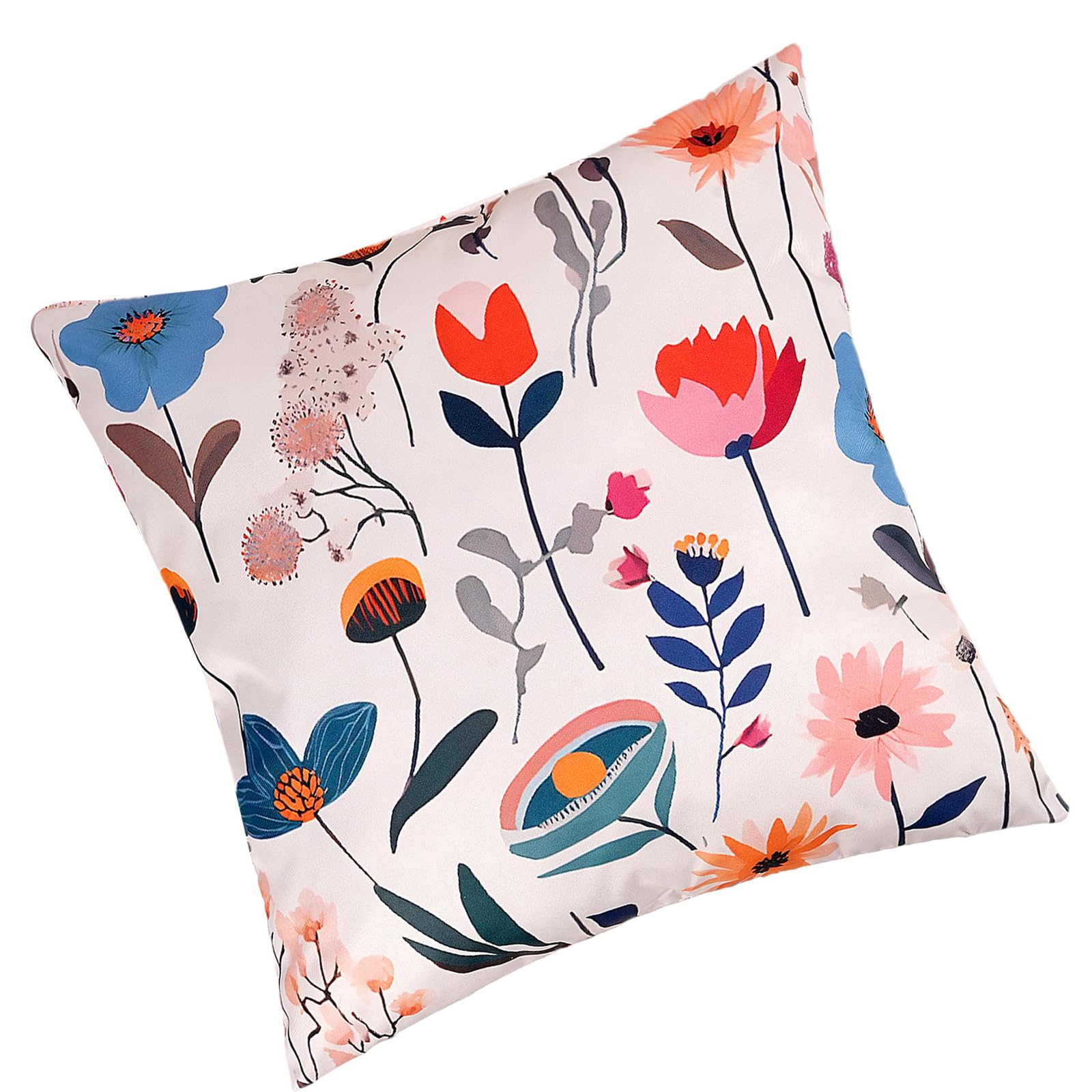 Buxuaaaa Proof Decorative Pillow Covers 450x450mm Polyester Pillowcase Easy Removal Protectors Machine Washable Outdoor Waterproofs Pillow Case