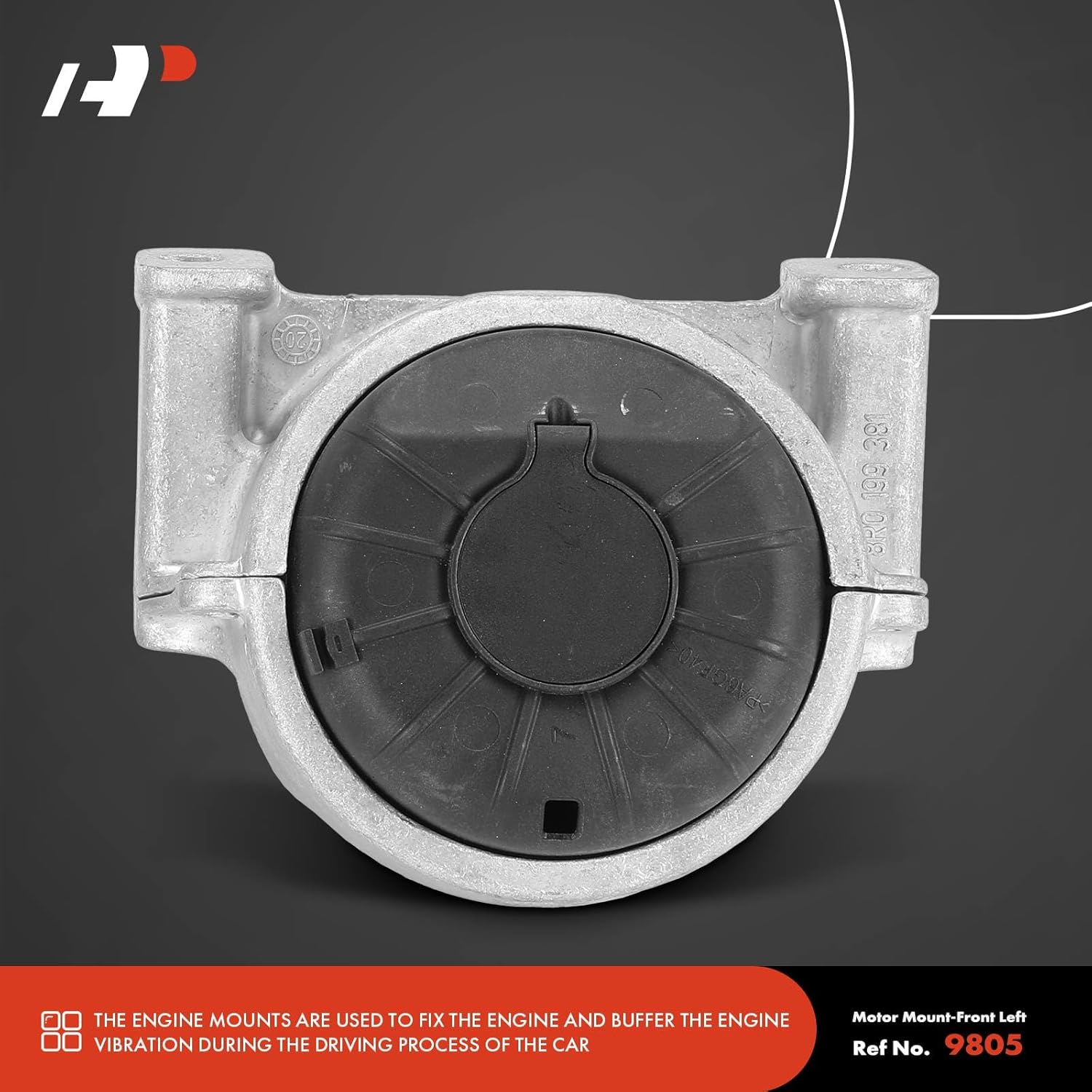 A-Premium 2PCS Front Left and Right Engine Motor Mount Kit Compatible with Audi A4 Quattro 2013-2016, A4 allroad 2013-2015, A5 2013-2014, A5 Quattro 2013-2017, allroad 2013-2016 & Porsche Macan, 2.0L