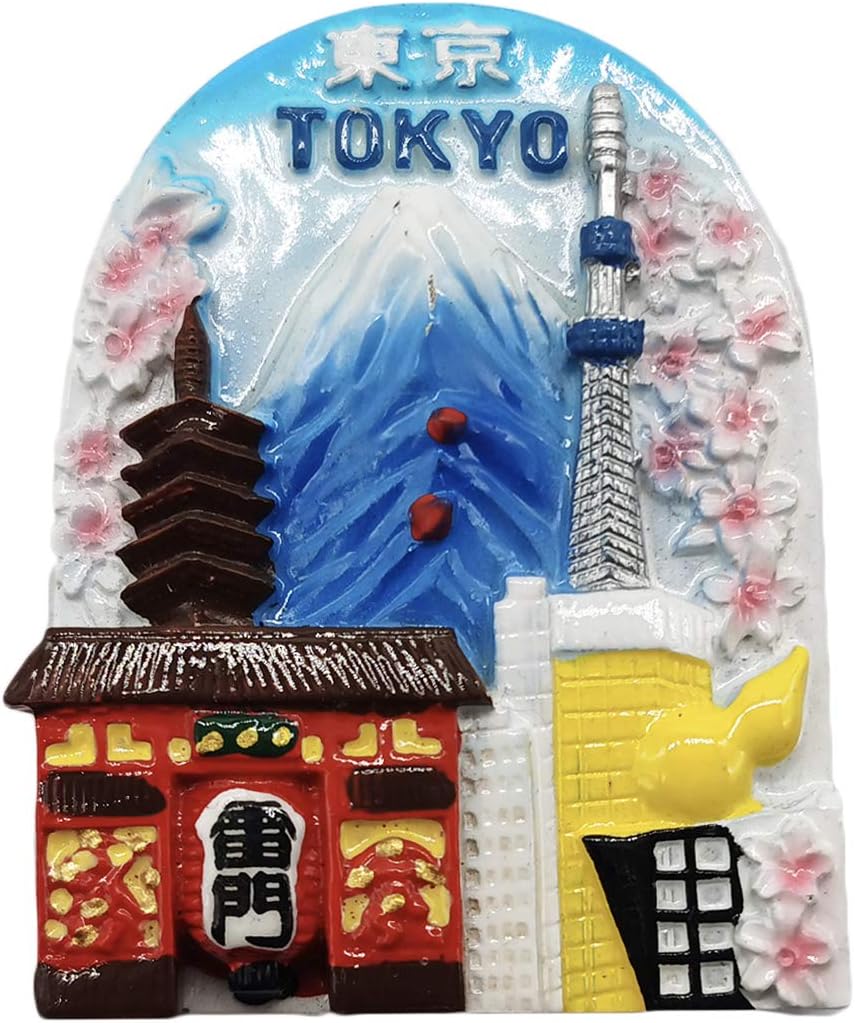 Tokyo Japan 3D Refrigerator Magnet Travel Sticker Souvenirs,Home & Kitchen Decoration Tokyo Fridge Magnet from China