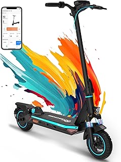 EVERCROSS E-Scooter mit Straßenzulassung (ABE), 500W Motor, 10 Zoll Offroad Vakuumreifen, 46,8V 716,04WH Akku bis 70 km Reichweite, Faltbarer Elektroroller für Erwachsene mit App & LED-Display