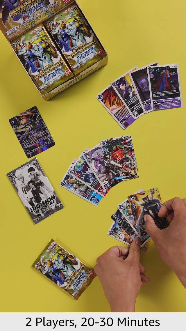 BANDAI NAMCO Entertainment Digimon Card Game: Versus Royal Knights Booster Box,Gold (BCL2686672) : Toys & Games