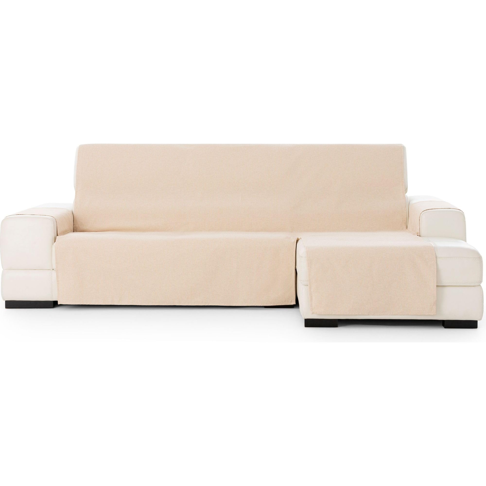 Housse de canapé d'angle extensible et réversible pour méridienne