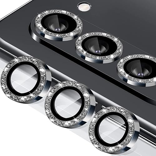 Kanosan Para Galaxy F Protector de lente de cámara Anillo de aleación de aluminio individual 9H vidrio templado Accesorios decorativos Cubierta de