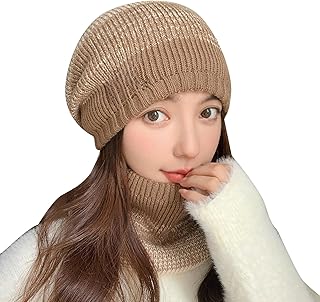 2025 Hiver Automne Tricoté Pull Chapeau Bib Kit Hommes Femmes Hiver Polaire Épaissie Extérieur Visage Deux Couleurs Tricot Chapeau