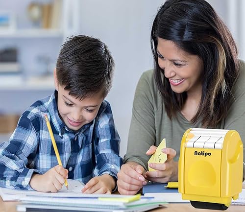 Miniatura 6 de Sello de rodillo de práctica de líneas de escritura a mano, sellos enrollables de línea autoentintada para escritura para niños, práctica de