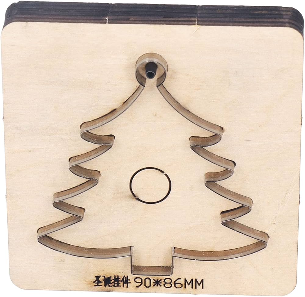 Amazon.co.jp: レザーカッティングダイ クリスマスツリー型