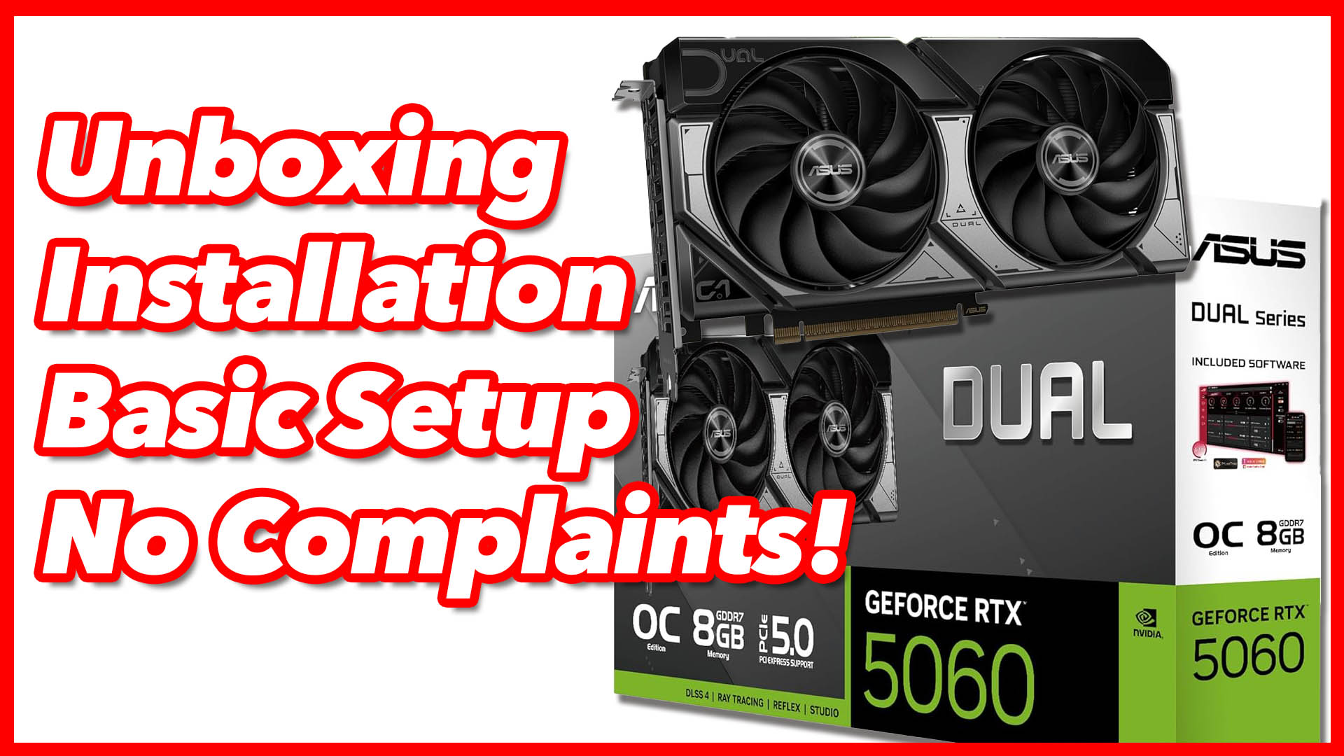 Watch ASUS Dual GeForce RTX 5060 8GB on Amazon Live