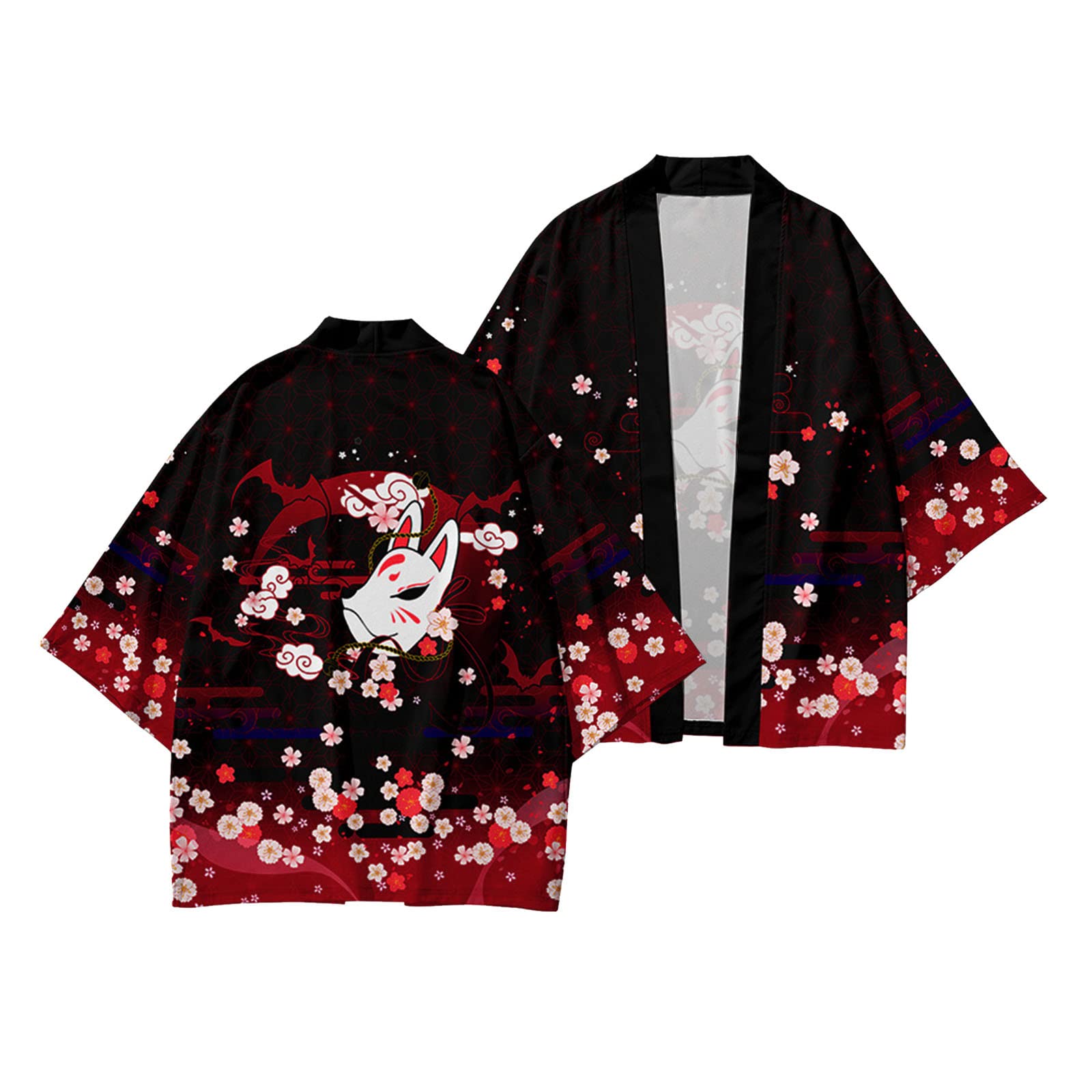 Conjunto de kimono japonés para hombre, traje de salón, camiseta y pantalón tradicionales, kimono, cárdigan, ropa deportiva abierta, traje de pantalón de dos piezas, tallas S-4XL