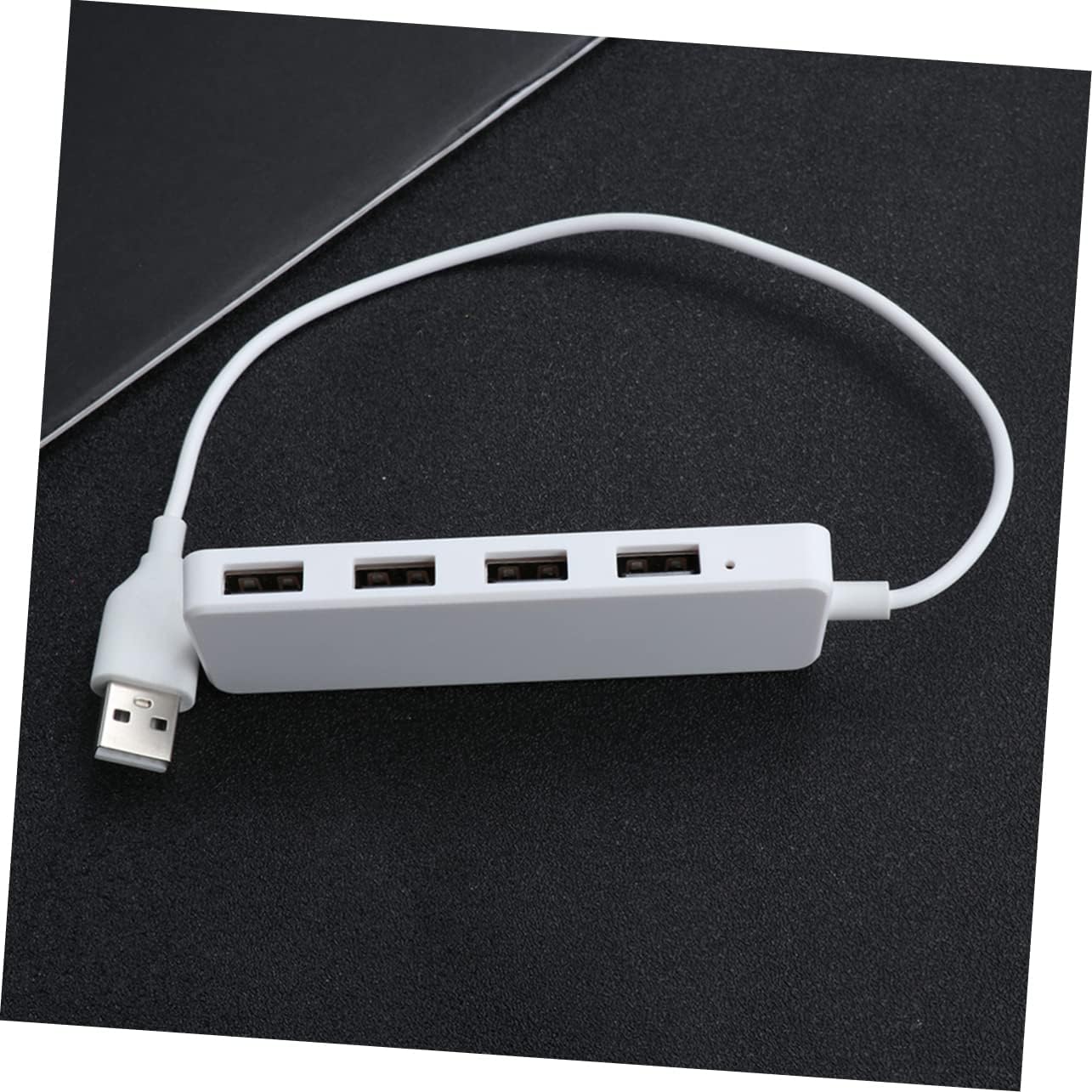 Angoily Ports USB Hub Extender Adapter High and Play Converter for Laptop and Desktop Charging Compatible with OTG Devices White