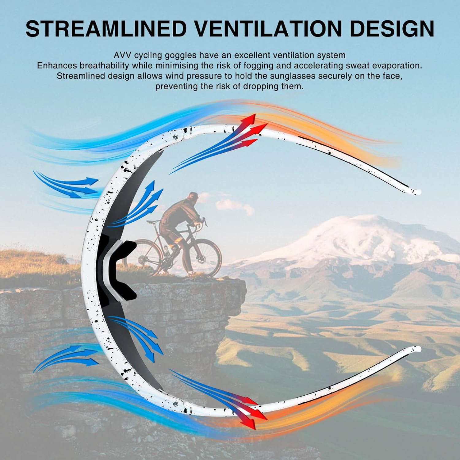 AVV Baseball Sunglasses - Polarized UV400 Cycling Glasses Men Women & Youth, Running Sunglasses for Sports Fishing & Bike - Image 6