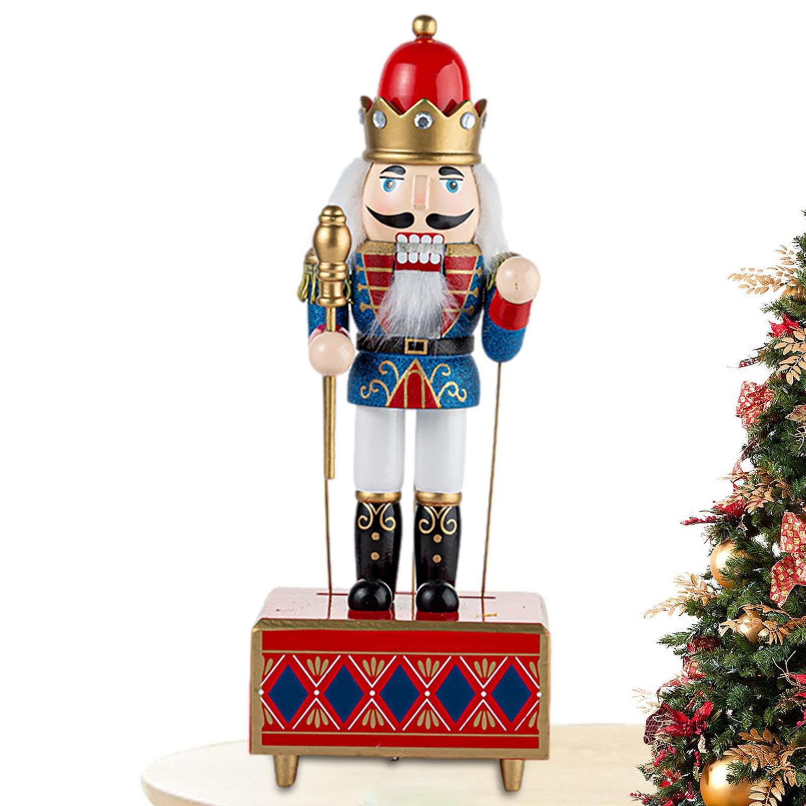 Carillon Decorazione Natalizia in Legno | Carillon da Tavolo in Legno Per Appassionati Collezionisti Decoratori d'Interni Amanti della Musica Mensola del Libreria