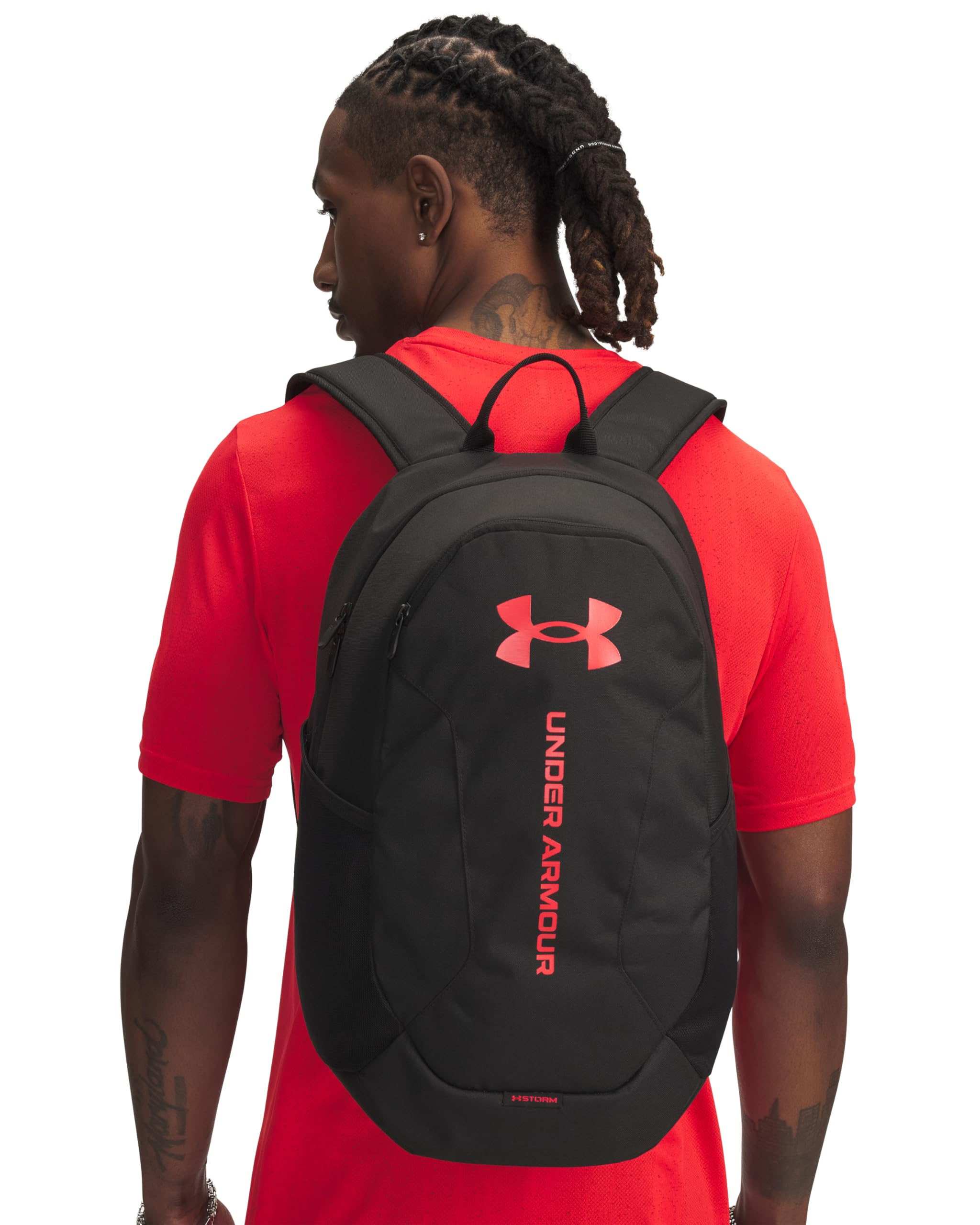 Under Armour Hombre Mochila Hustle Lite De 26,5 L, Midnight Navy/Steel