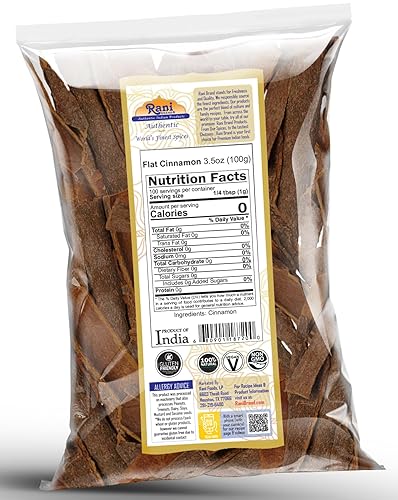 Miniatura 10 de Rani Desi Dalchini - Tarro de PET de 7 onzas 705oz totalmente natural vegano apto para gluten sin OMG origen indio