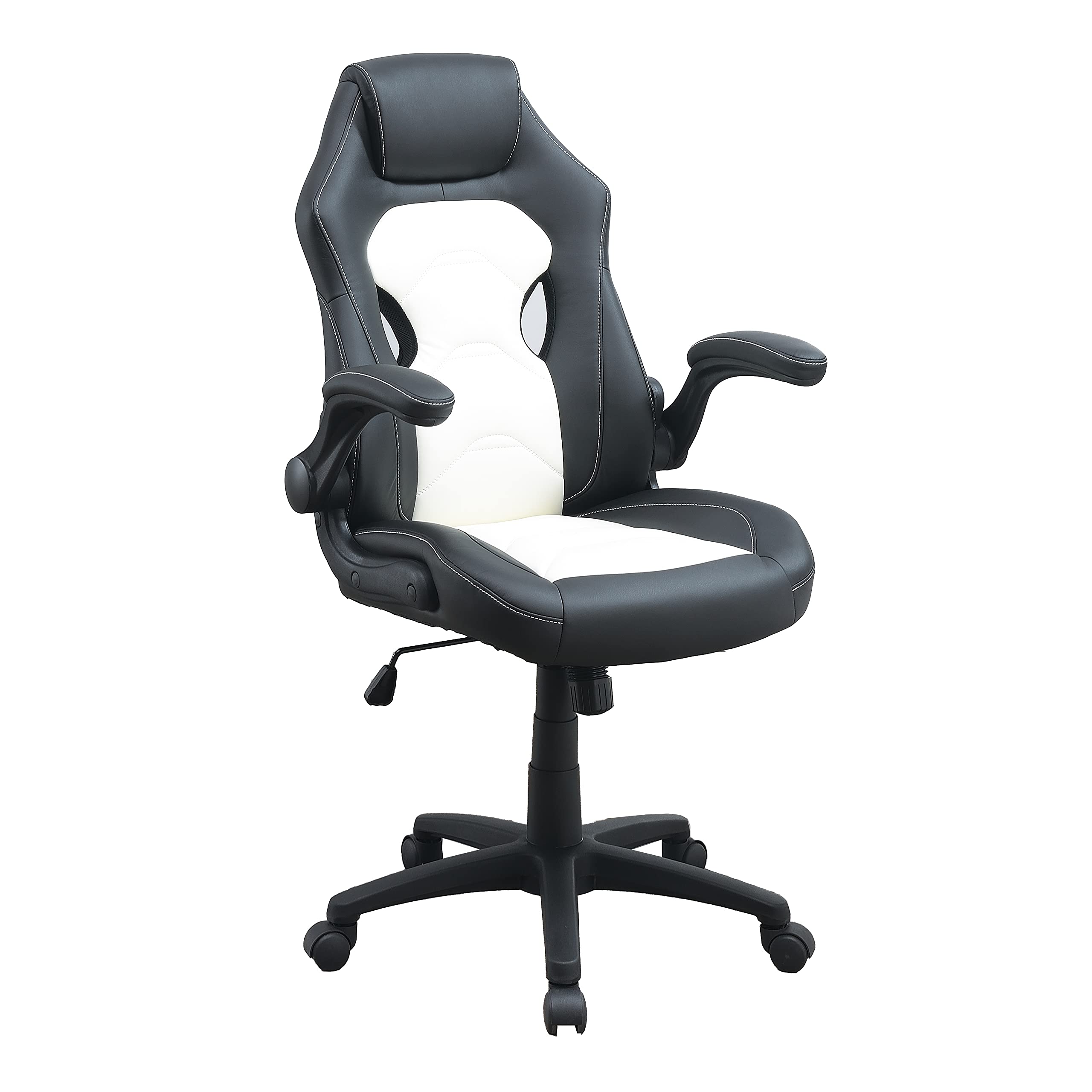 Poundexbridgecraft Office Chair, Black/White