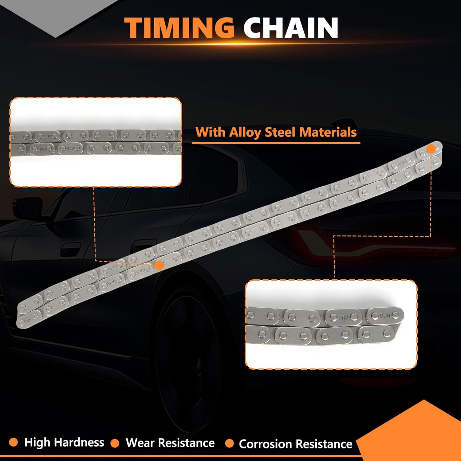 LS High Volume Oil Pump Timing Chain Kit w/Gaskets M295HV Fit for Chevy GM 4.8L 5.3L 5.7L 6.0L LS1 LS2 LS3 L96 LM7 LR4 LQ4 Gen 3 4 V8 Engine 1997-2013 OE: 12557840 TCS45993