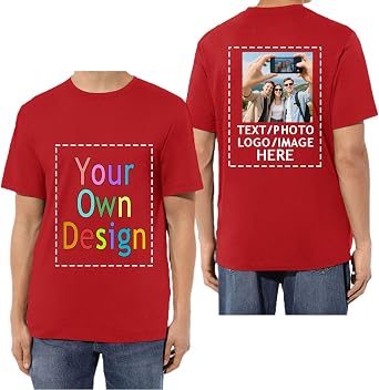 Customized T Shirts, Personalized Shirt, Customize Your Own Design T-Shirt, Custom Tee Shirt Design, Personalized Gifts
