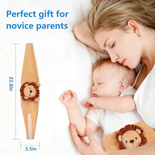 Miniatura 6 de Piyen Alivio del estómago para los gases del cólico del bebé. Envoltura de barriga para bebés, almohadilla térmica para recién nacidos para el