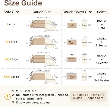 Herringbone Pattern L Shaped Couch Cover for Sectional Sofa