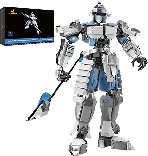 Action Figures Mech Building Sets for Adult 70126, Mecha Robot Display Model with Movable Joints, Cool Battle Toy for Boys Girls, Model Set and Assembly Toy for Teens Adult(707 Pieces)