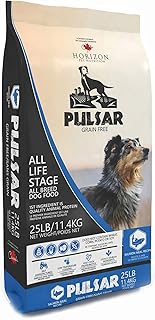 HORIZON PET NUTRITION Pulsar Grain Free, Non GMO, Meat Dense All Life Stage Dry Dog Food, 25 lb, (HRN-012)