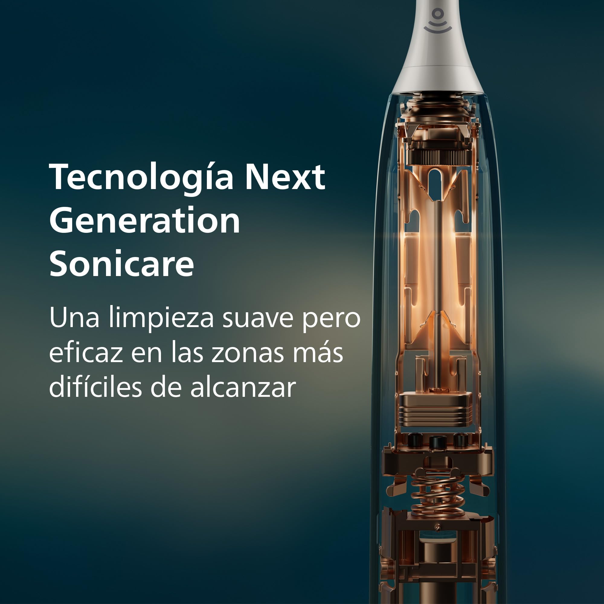 Philips Sonicare Next-Generation DiamondClean 8000 Cepillo de dientes eléctrico - con Smart Pressure Feedback y 15 ajustes, rosa flor, HX8311/15