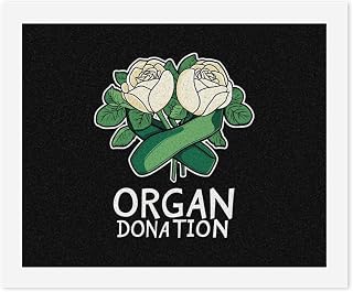 Organ Donation Paint by Numbers for Adults DIY Oil Painting Kit Digital Paintings on Cotton Abstract Artwork 22x18 Inch