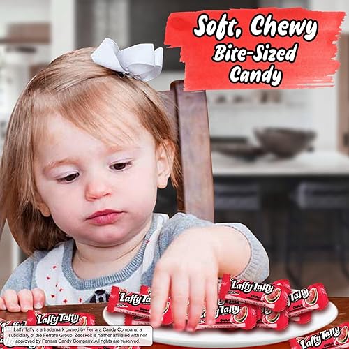 Miniatura 4 de ZEESKEIT Laffy Taffy - Caramelo masticable de guayaba reenvasado, 2 libras, envuelto individualmente, masticable y picante, Pascua, cumpleaños,