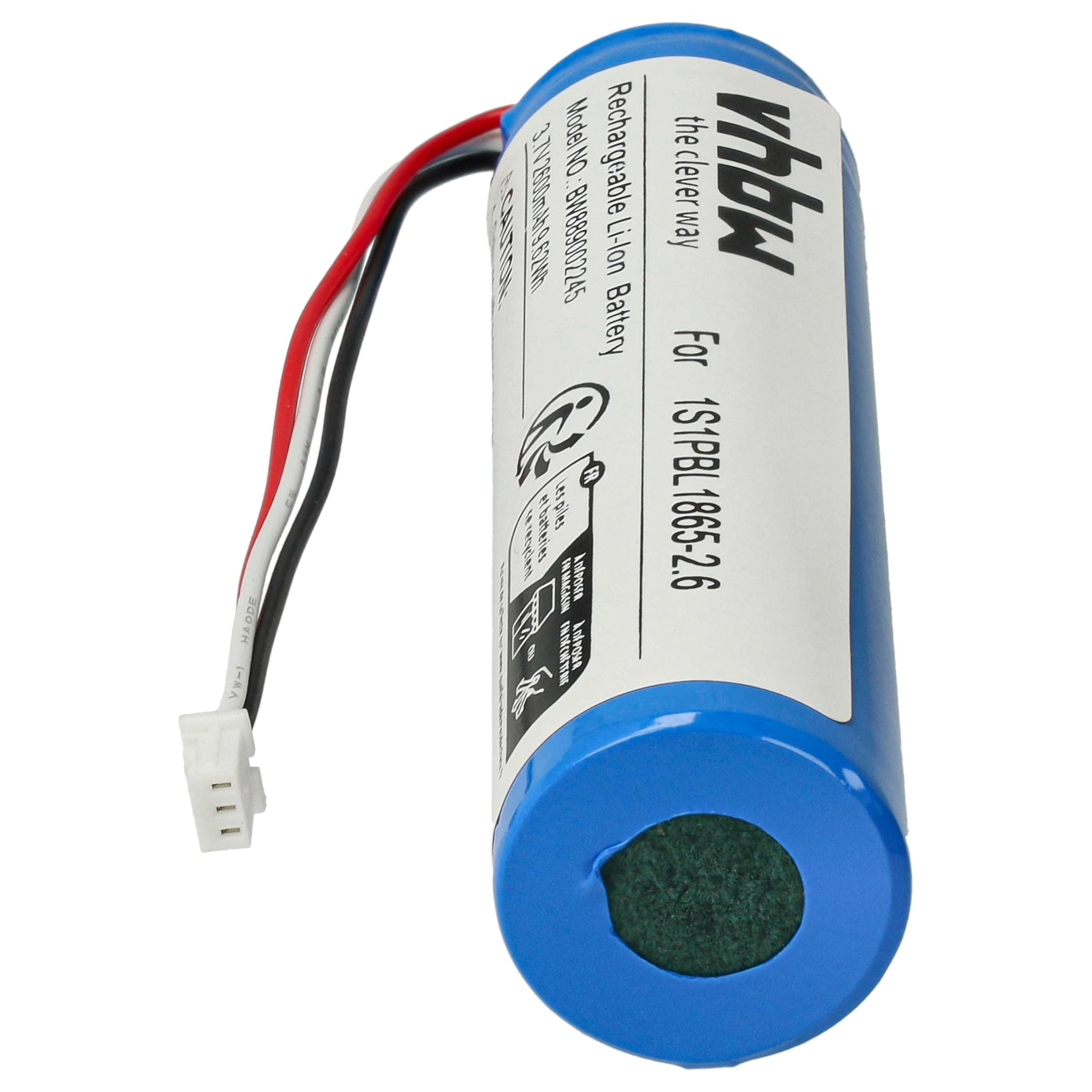 vhbw Batterie Compatible avec Philips Avent SCD841, SCD841/26, SCD845/26 Moniteur bébé, babyphone (2600mAh, 3,7V, Li-ION)