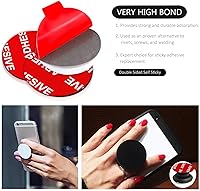 Vista 4 de AZXYI Adhesivo adhesivo muy alto, paquete de 9 adhesivos de repuesto para base de enchufe, cintas adhesivas de doble cara de 1.4 pulgadas