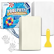 Pool Putty - 2 Part Epoxy Pool Putty for Leaks Underwater or Above, 12oz Pool Leak Sealer for Fixing Leaks, Cracks, Epoxy Pool Repair Kit for Tile, Concrete, Fiberglass, Cement and Other Surfaces