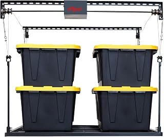 Origami Motorized Garage Ceiling Storage Rack, 52