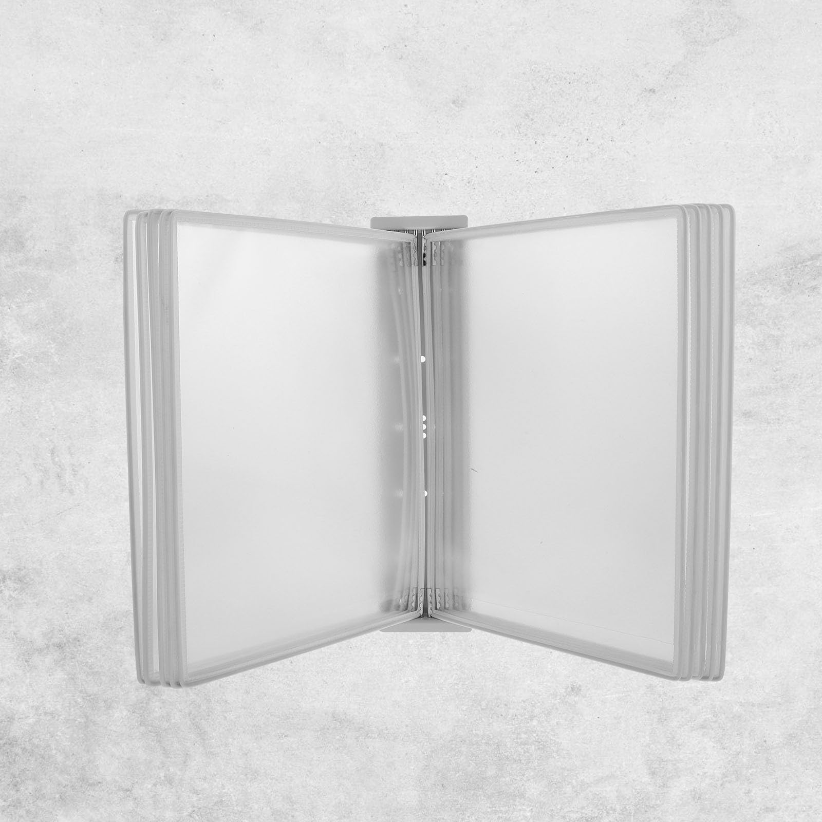 Cabilock Organizador de Archivos de Oficina 10 Bolsillos Transparentes, Carpeta Giratoria Colgante Montada en Pared para Documentos y Almacenamiento