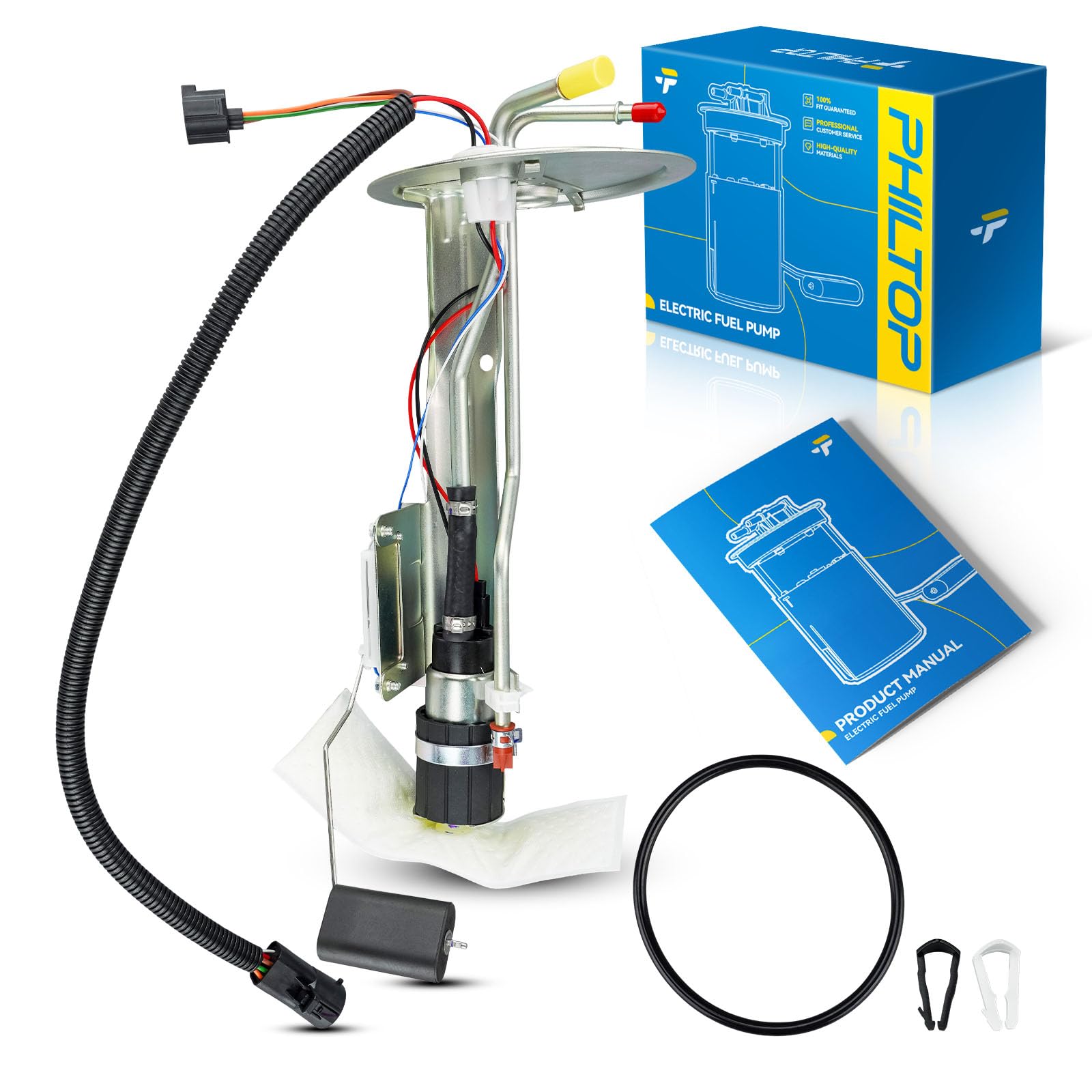 PHILTOP Electric Fuel Pump Assembly SP2297H Fit for Expedition, Navigator