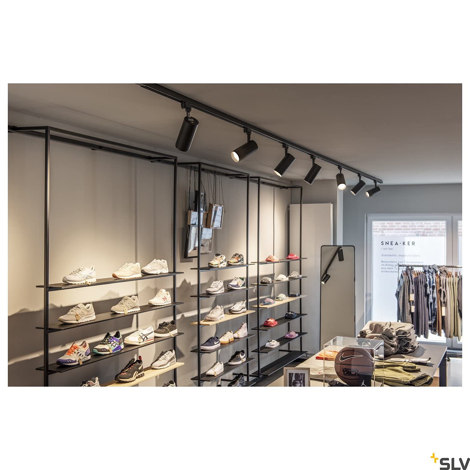 SLV NUMINOS® PHASE M/LED 3-Phasen-Strahler 3000K 20.1W 1970lm schwarz dimmbar 36Grad