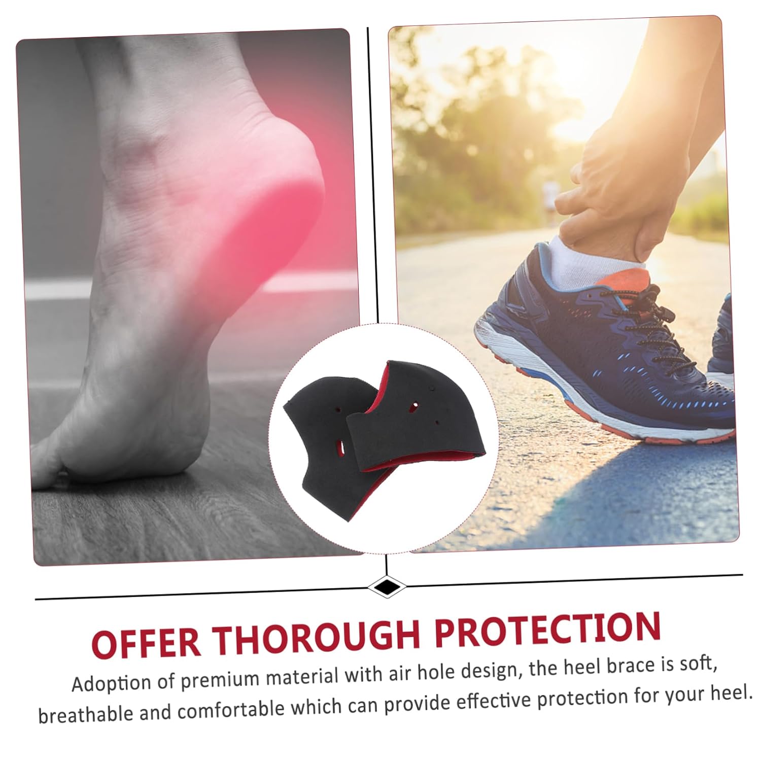 3sets Foot and Ankle Brace Plantar Fascia Support Ankle Stabilizer 2pcs*3