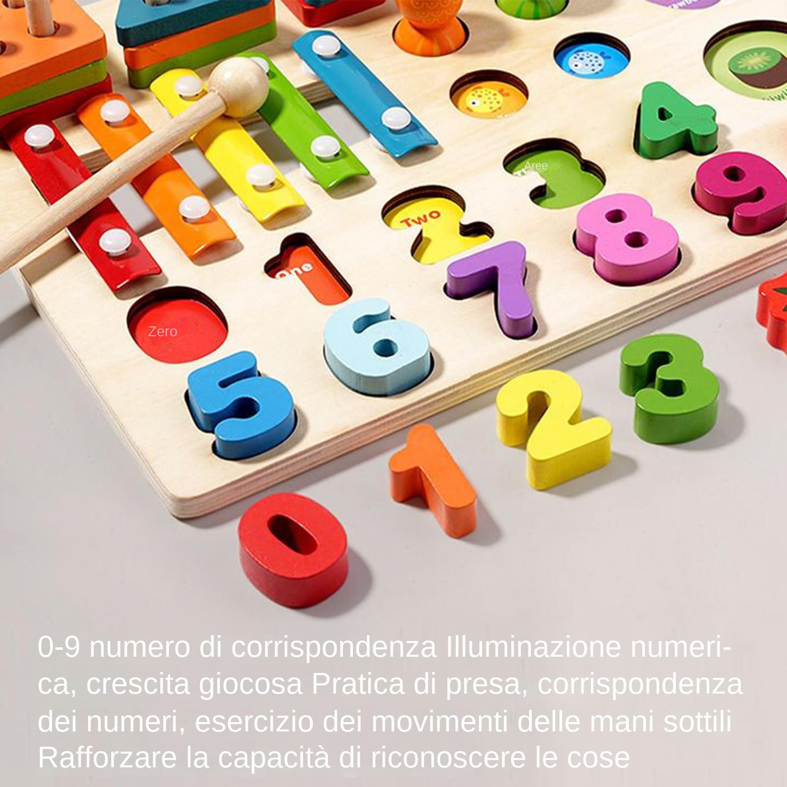 Giochi In Legno Da Ordinare E Impilare Giocattolo Prescolare Educativo